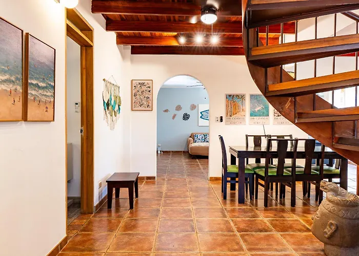 Casa Viking 2br Surf & Getaway, 10 Min Walk To Playa Grande